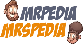 mrpedia and mrspedia text logo and headshots